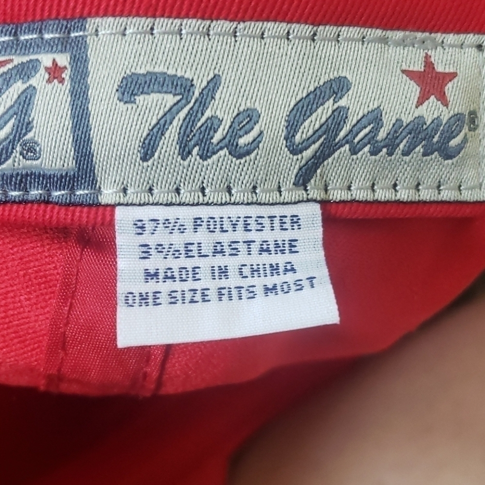 The Game red ball cap with black embroidered C NWT - Picture 9 of 10